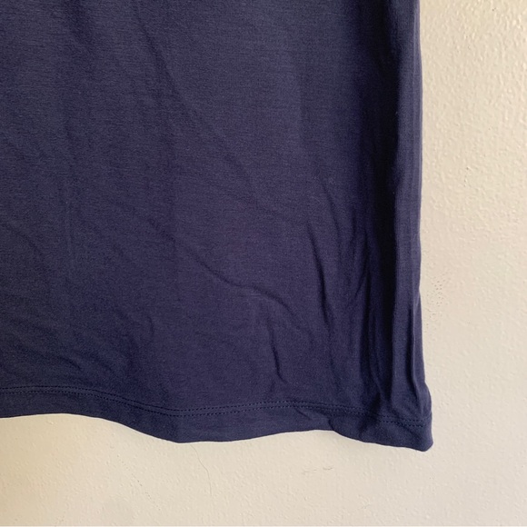 NWT Tommy Bahama navy blue twisted silk trim maxi dress - Picture 6 of 8